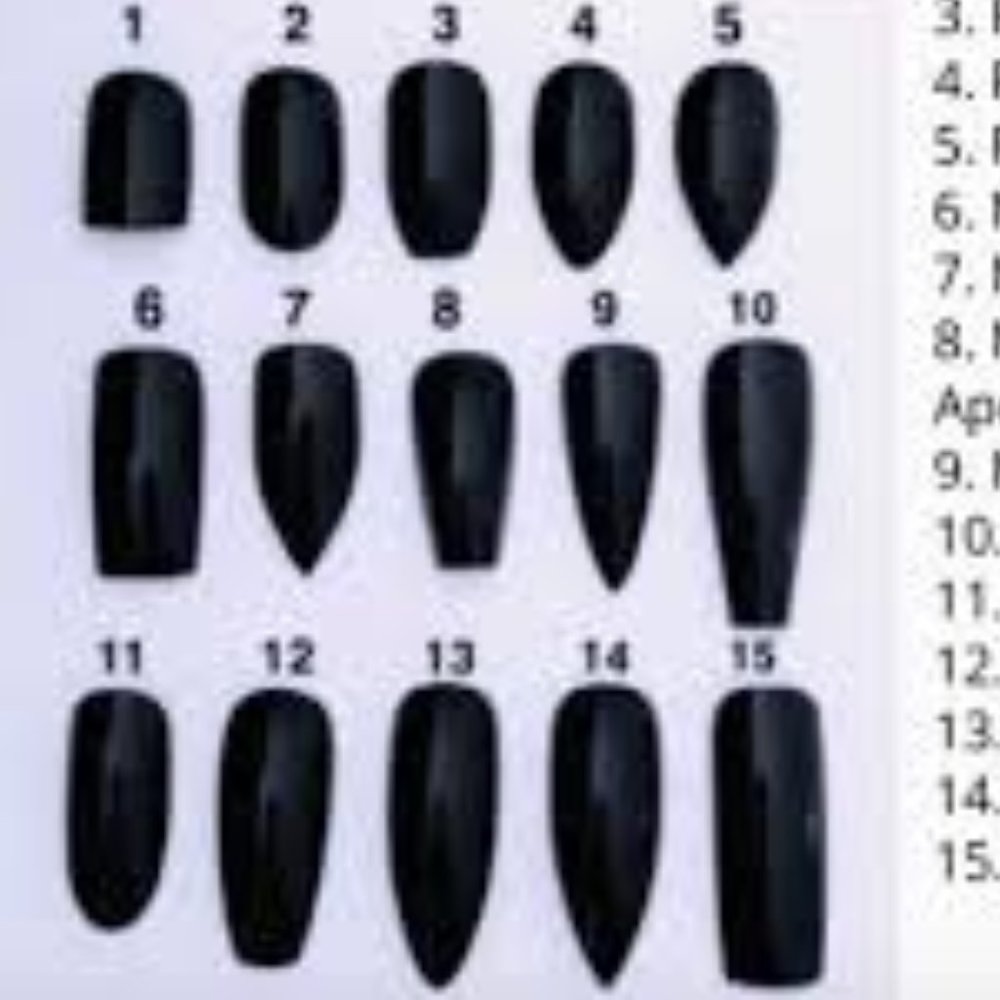 Shapes of Nails to Chose From